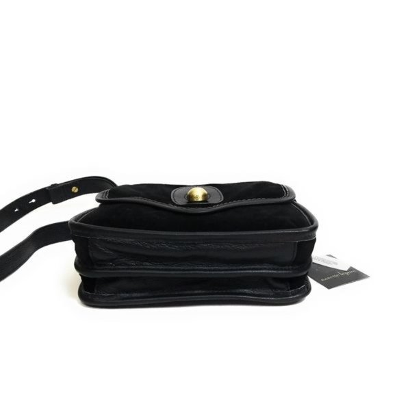 Nanette Lepore Womens New Waverly Flap Crossbody Shoulder Bag in Black - Picture 9 of 15